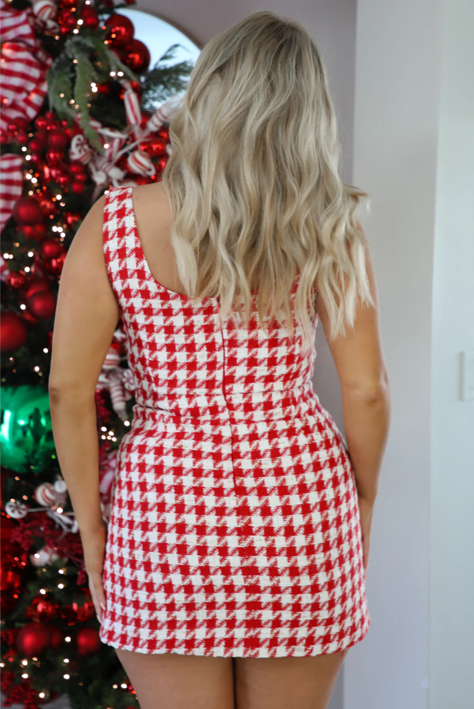 Gift For You Dress: Red/White - Image 5