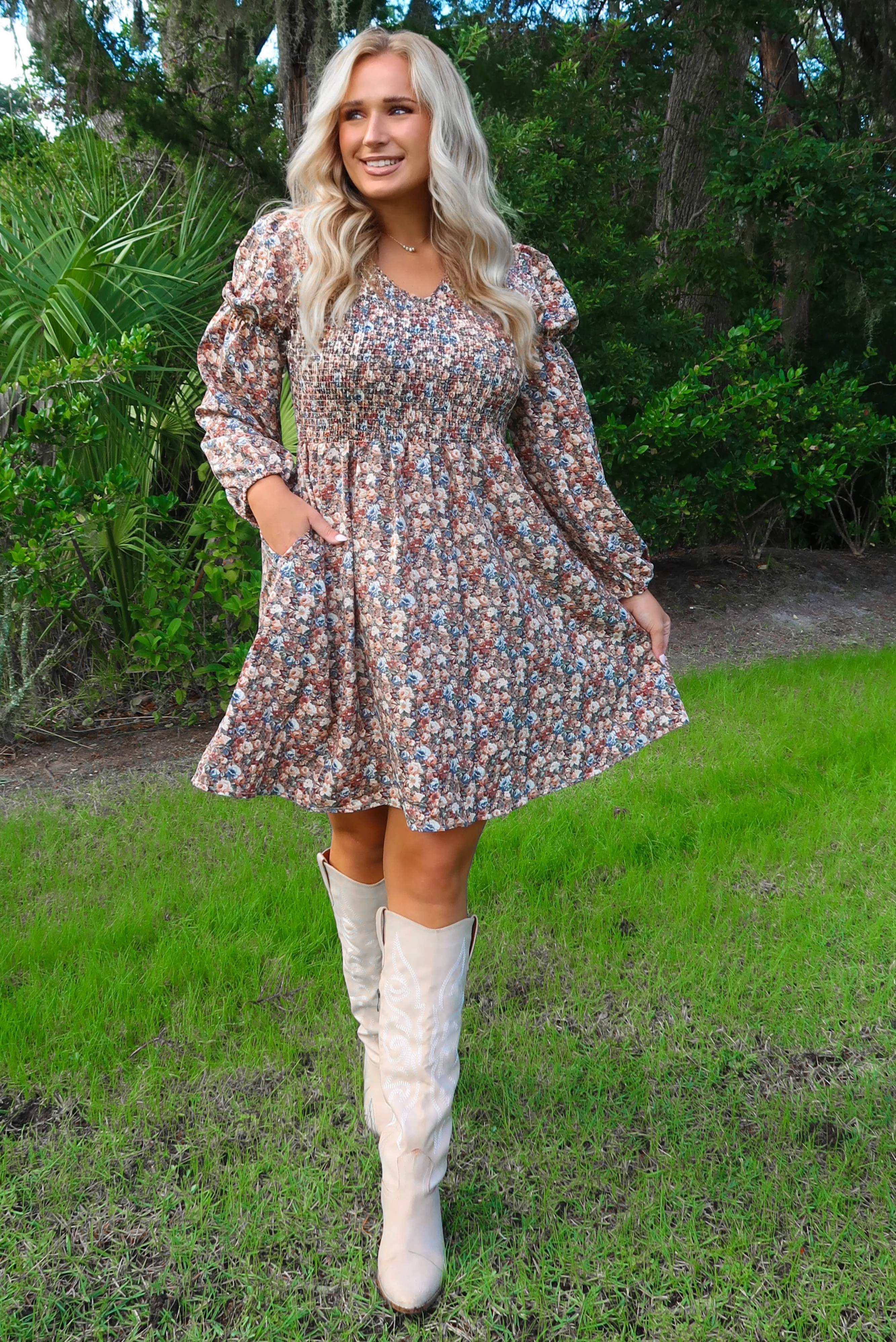 In The Meadow Dress: Floral/Multi - Image 3