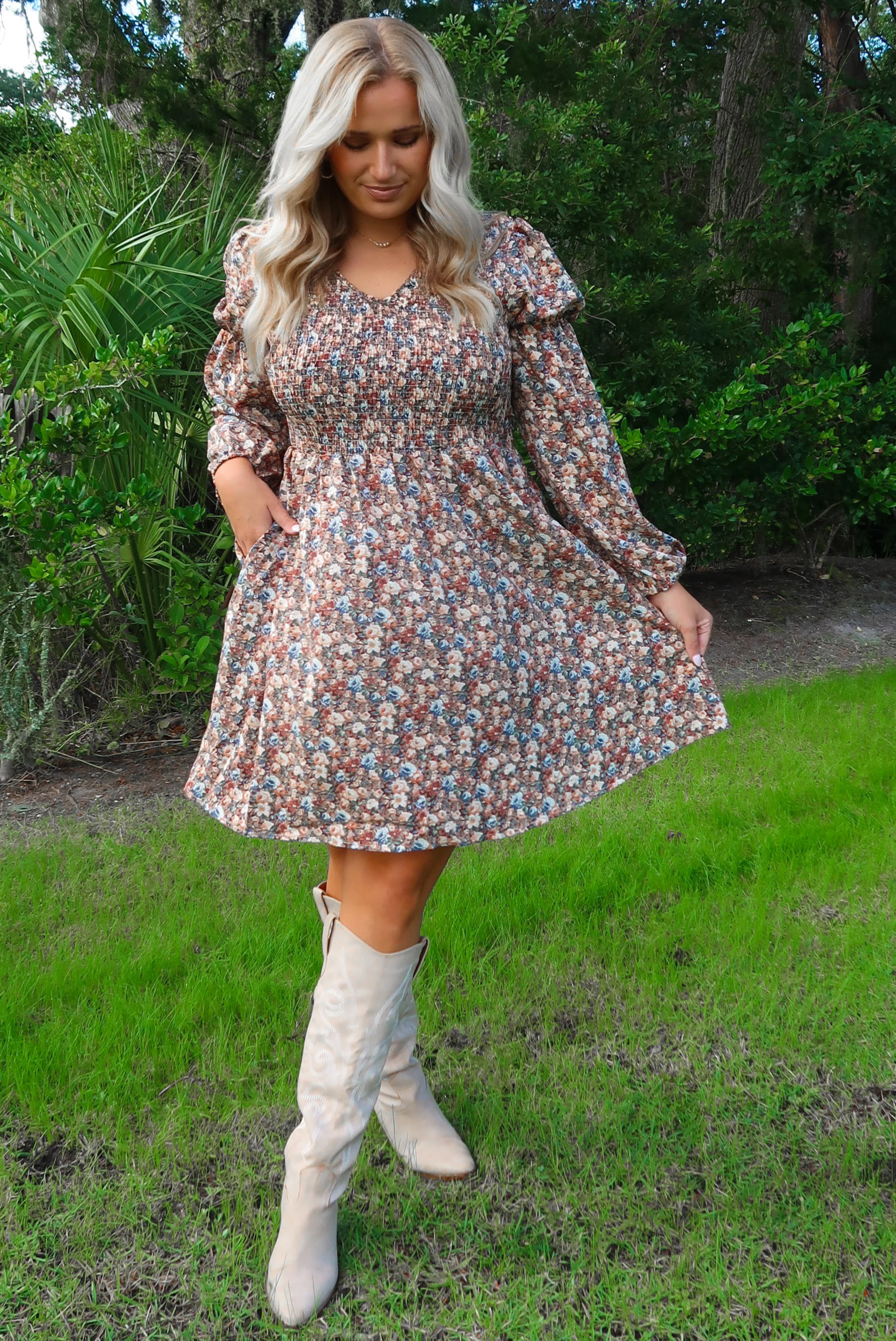 In The Meadow Dress: Floral/Multi - Image 4
