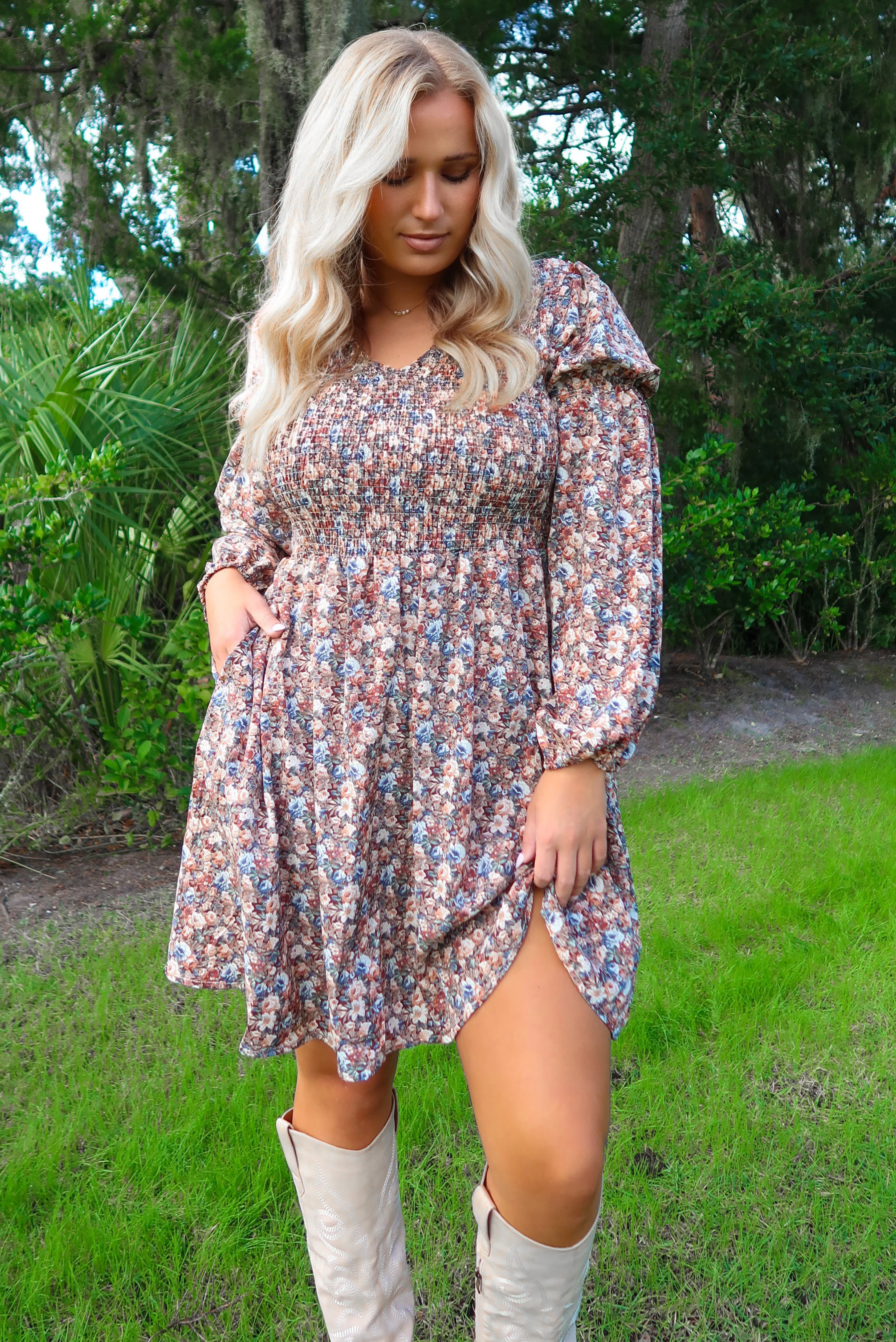 In The Meadow Dress: Floral/Multi - Image 6