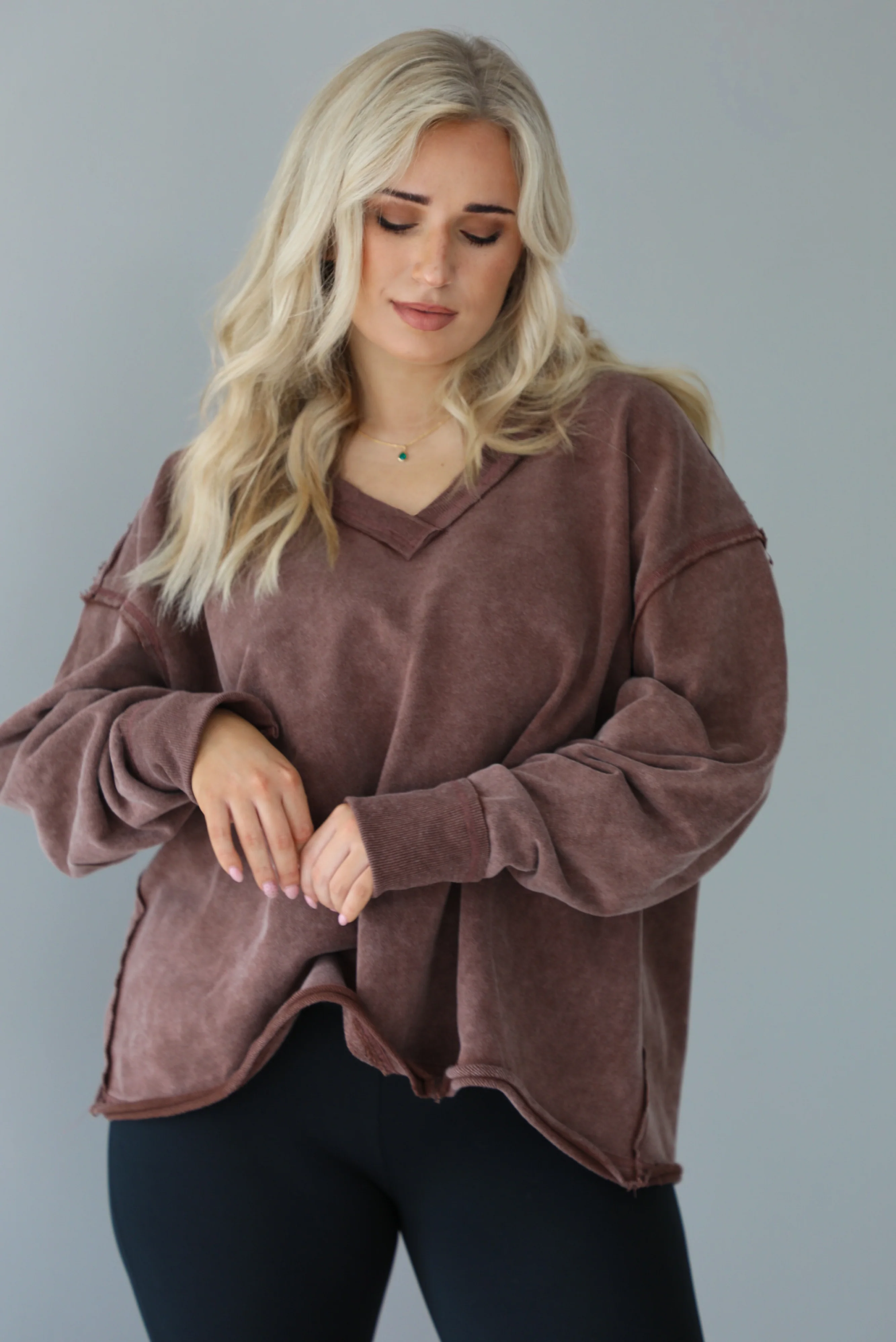 Just For You Sweater: Mauve - Image 5