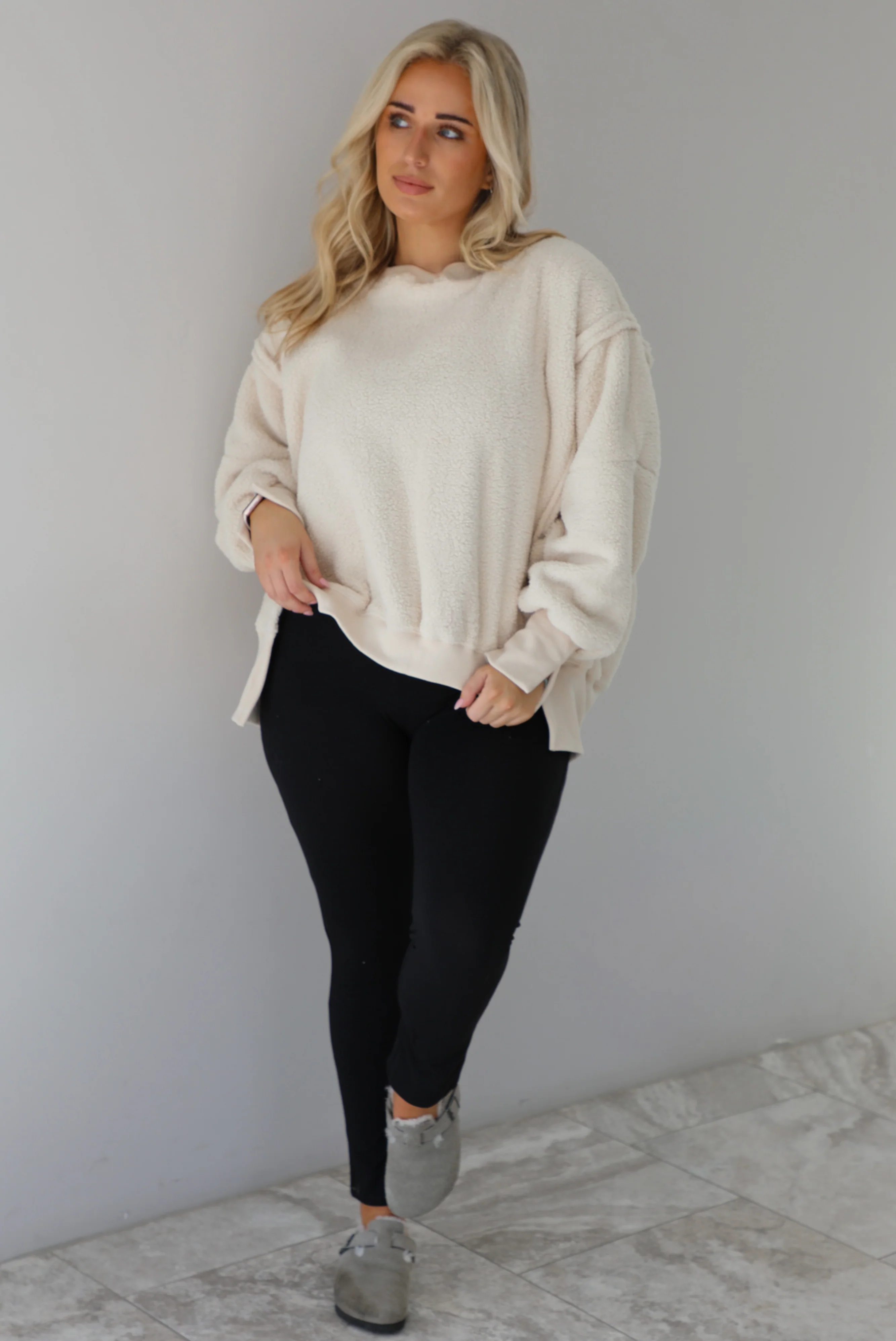 Morning Coffee Sweater: Sand - Image 2