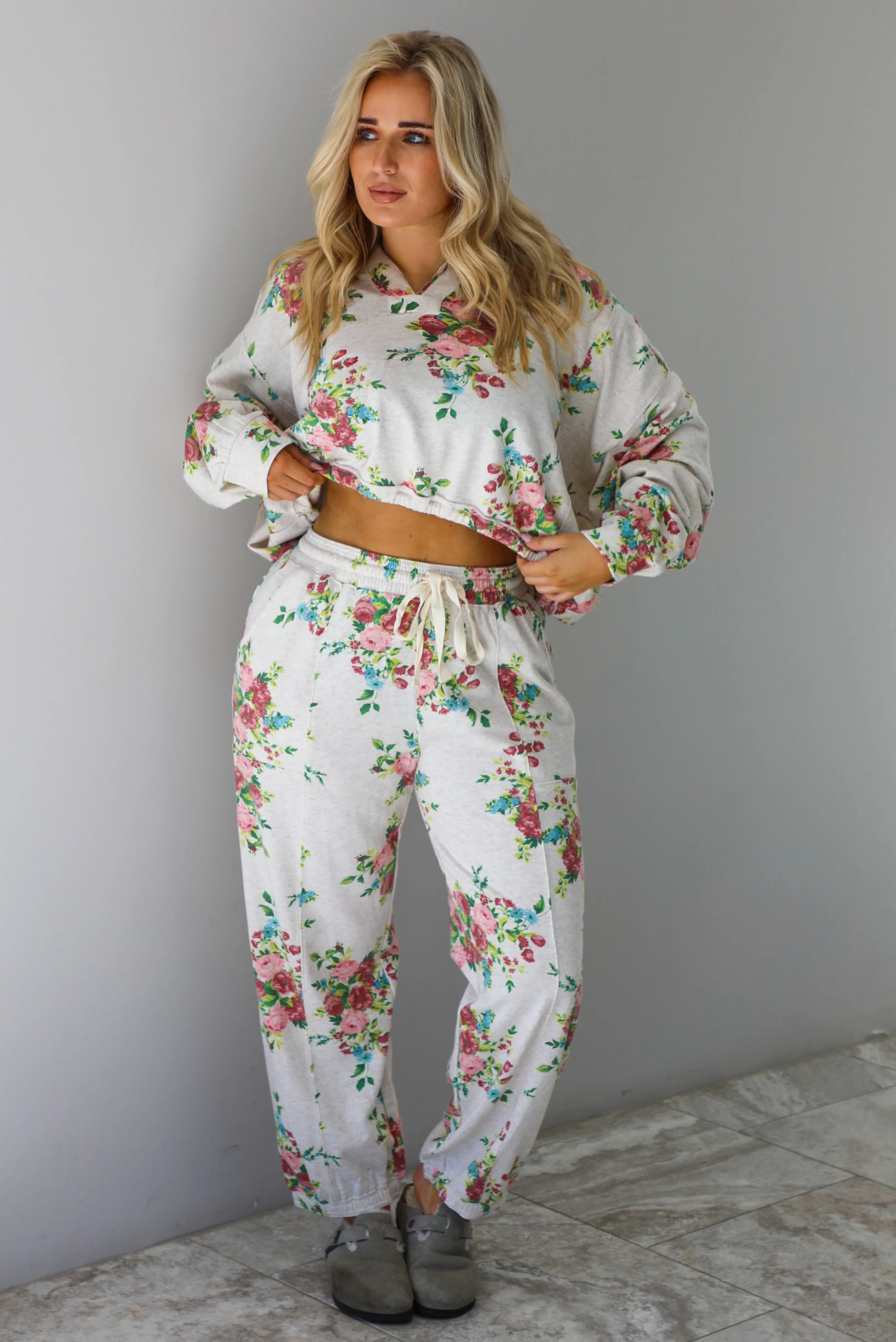 Spring Bouquet Set: Oatmeal/Multi Floral - Image 3