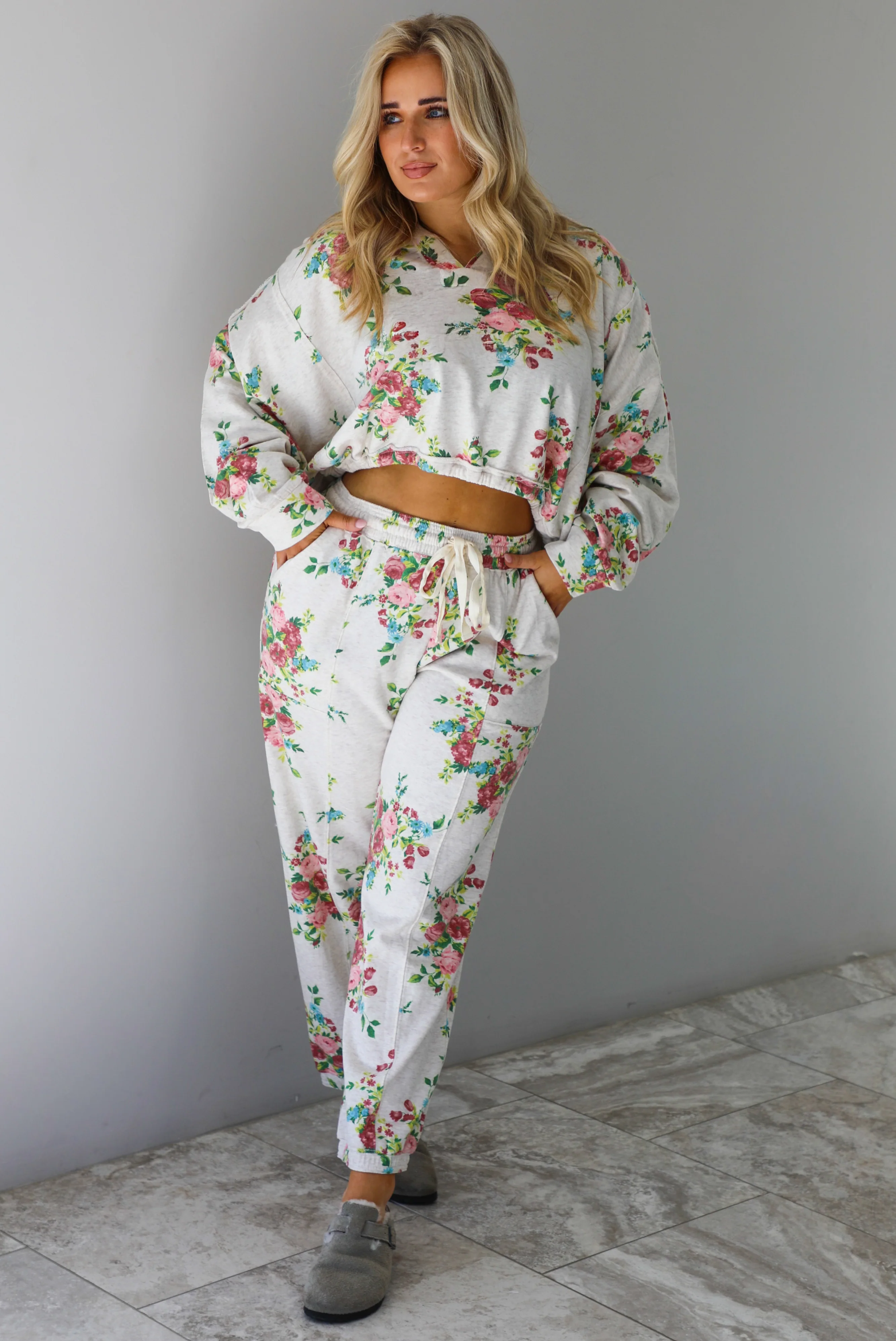 Spring Bouquet Set: Oatmeal/Multi Floral - Image 4