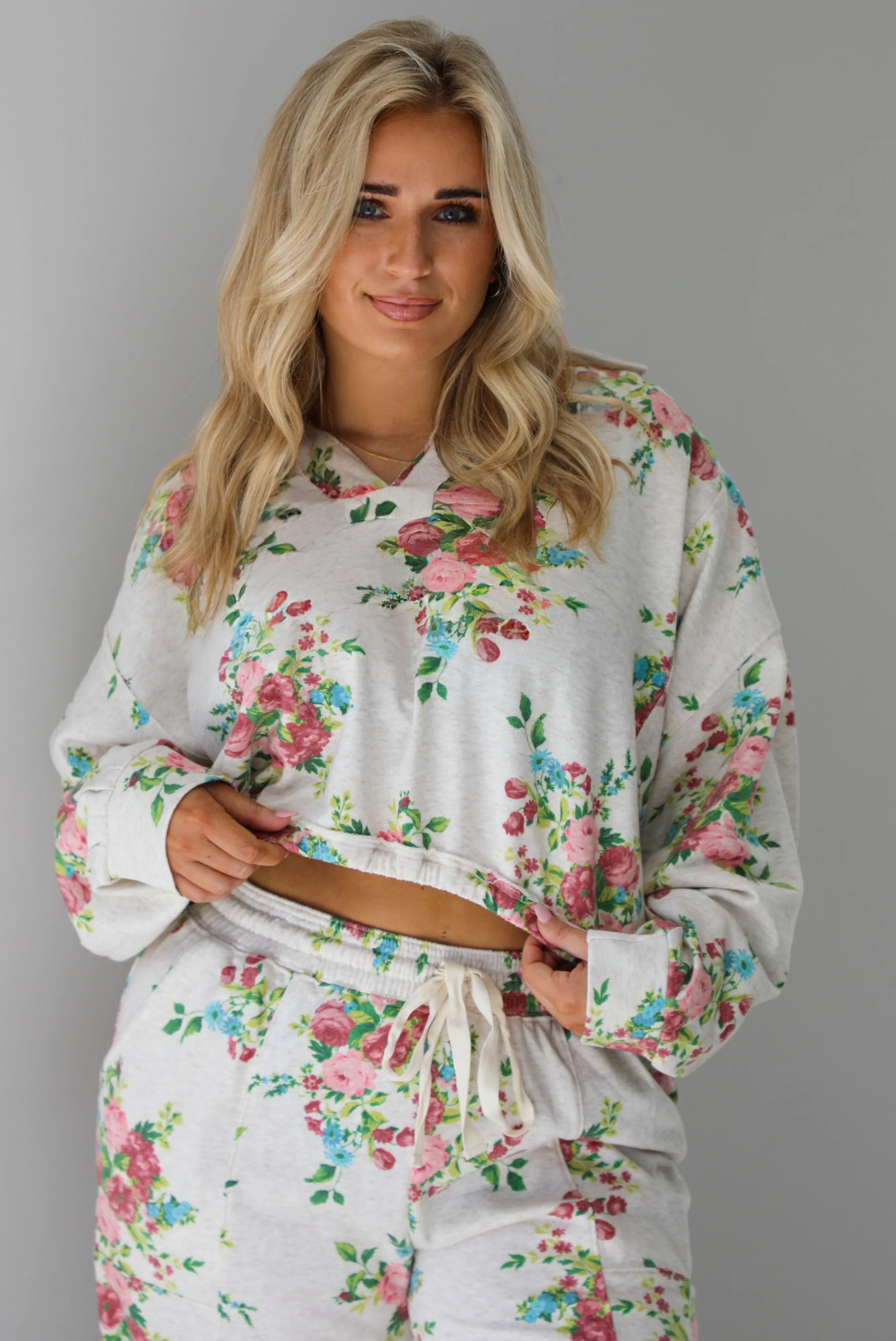 Spring Bouquet Set: Oatmeal/Multi Floral - Image 5