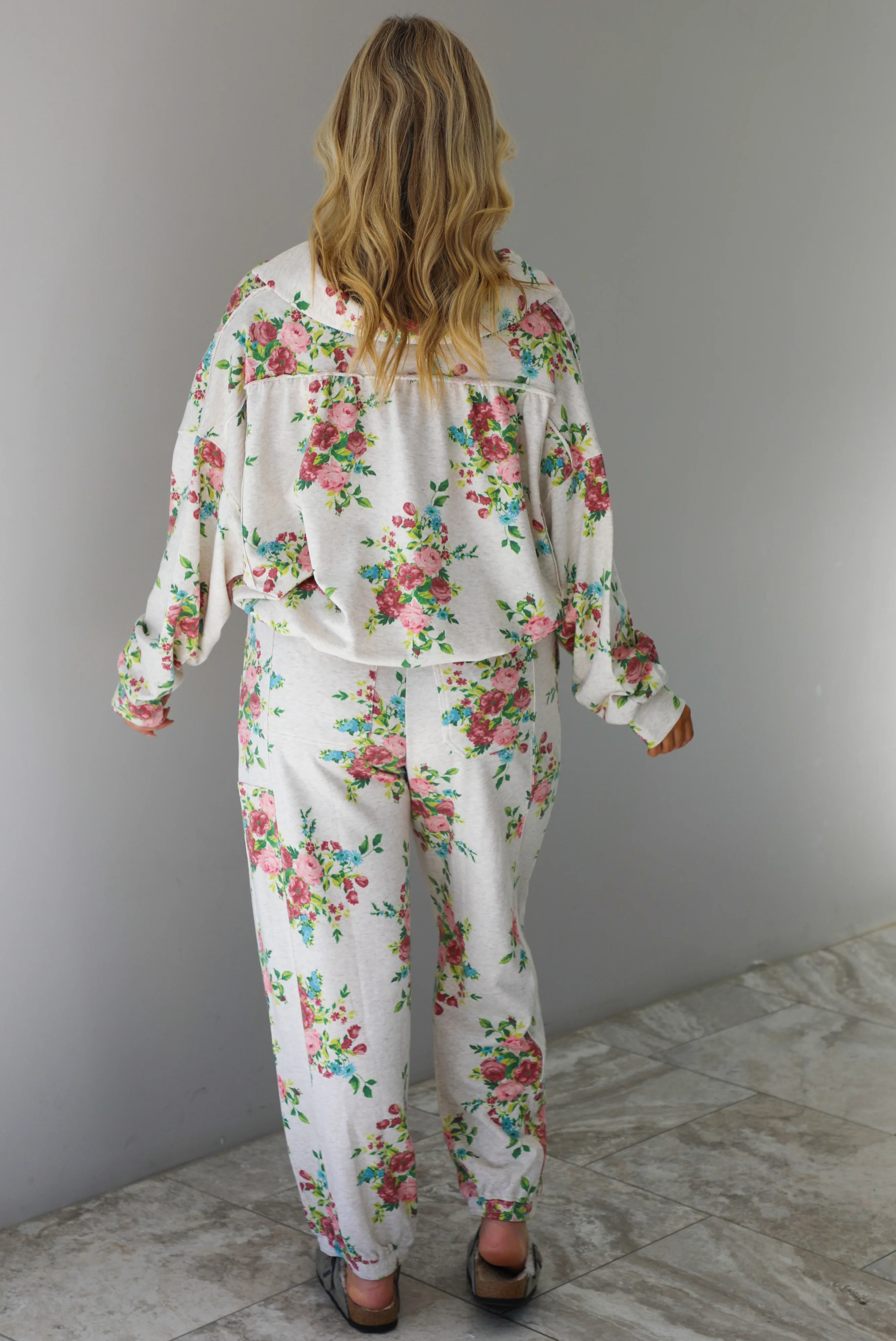 Spring Bouquet Set: Oatmeal/Multi Floral - Image 6