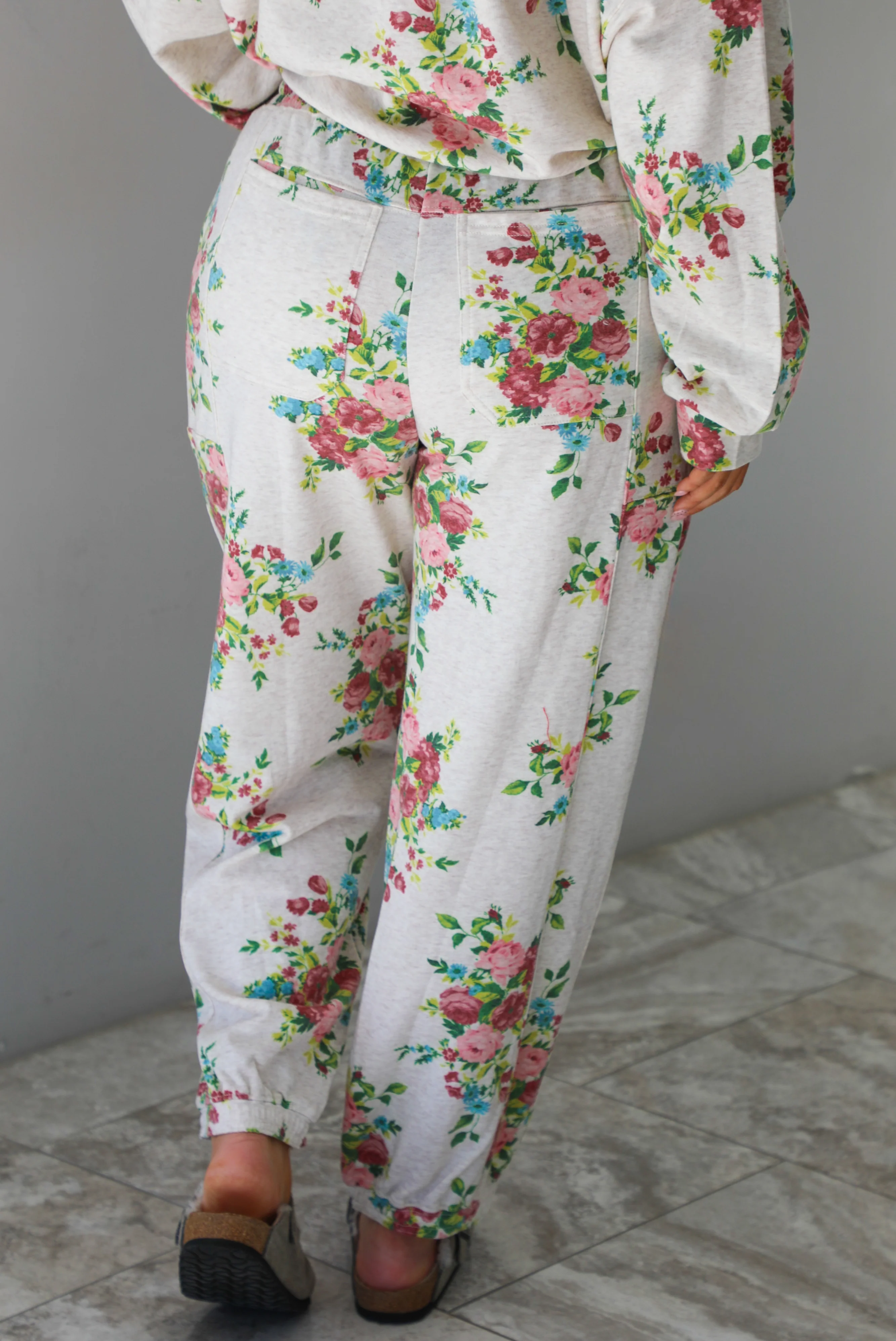 Spring Bouquet Set: Oatmeal/Multi Floral - Image 9